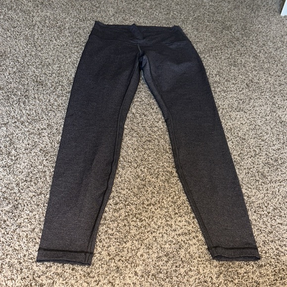 Lululemon Like New Dark Gray Full Length Leggings - Picture 3 of 12